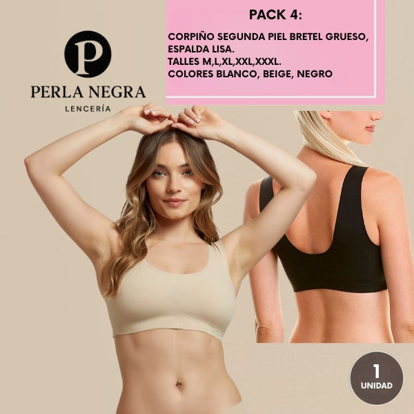 PROMO Corpiño Segunda Piel Estilo Top